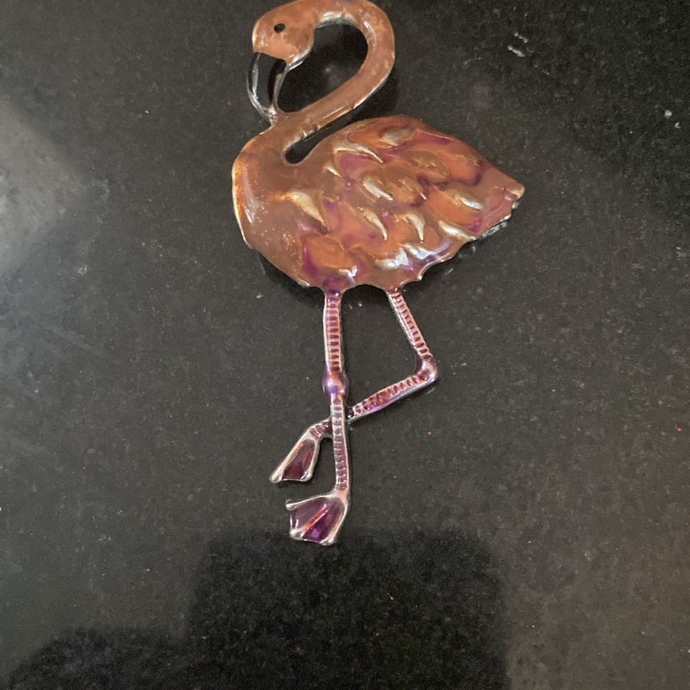 Flamingo Pendant 3-1/2 inch - Picture 3 of 4